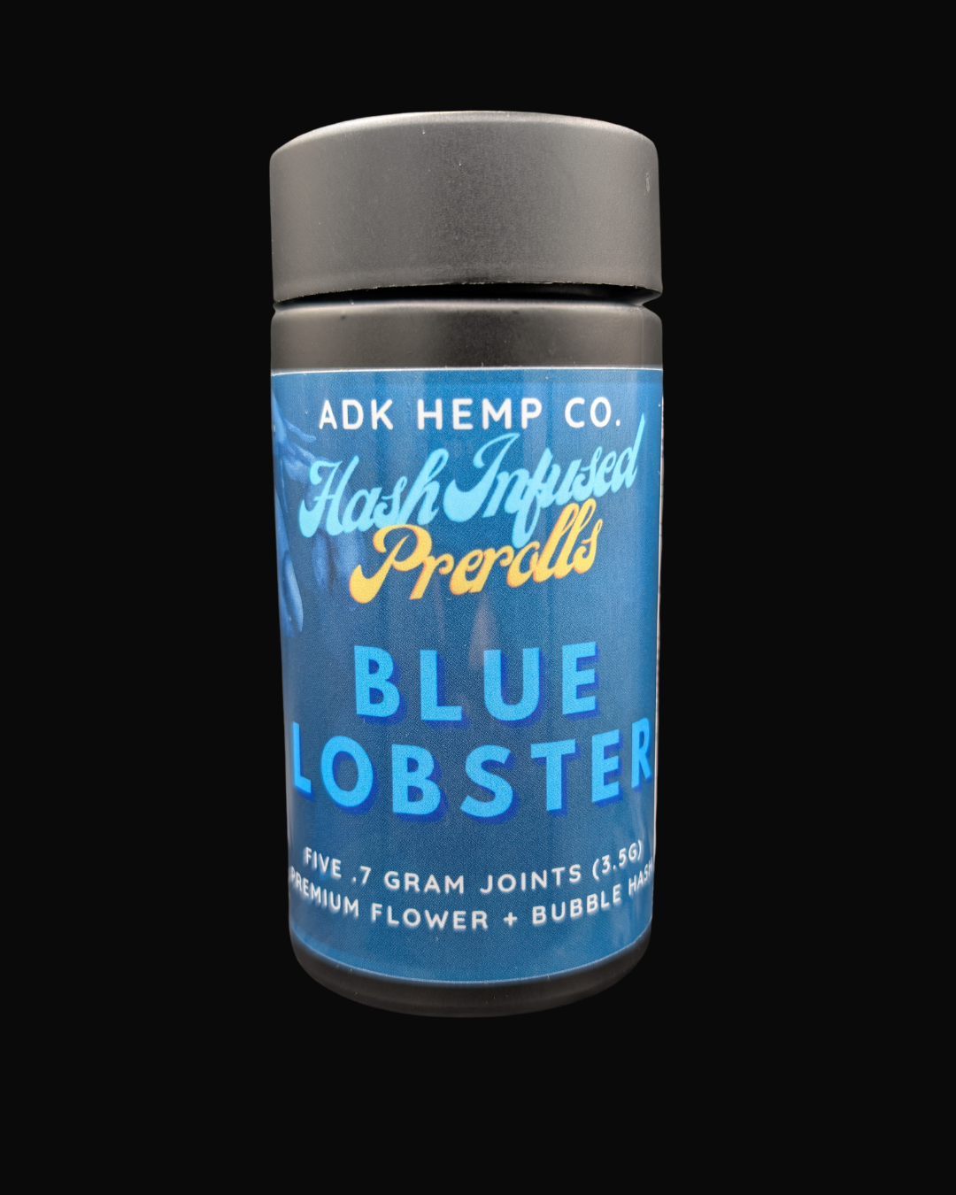 Blue Lobster hash infused pre-roll five-pack